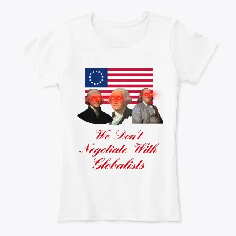 NO GLOBALISTS AMERICA FIRST SHIRT